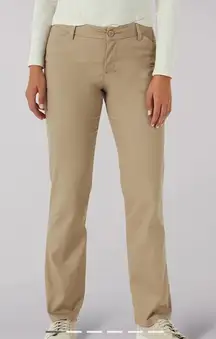 Lee Wrinkle Free Relaxed Fit Pant Flax 14S NWT