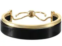 Alfani Double-Row Slider Bracelet in Gold-Tone & Black NWOT