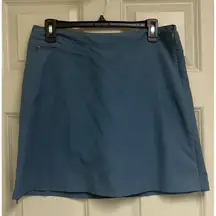 PATAGONIA Duway Skort Womens Size 6 Teal Shorts Pocket Hike Golf Casual Athletic