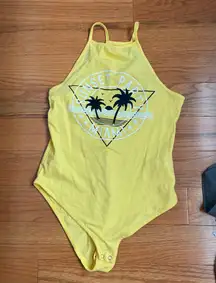 WORN ONCE Halter Bodysuit 