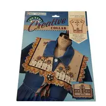 RARE Vintage Daisy Kingdom Country Creative Collar Kit 1996 Garden chicken