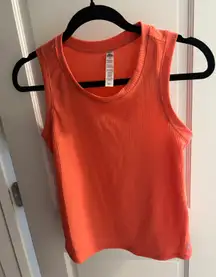 Orange Athletic Tank 