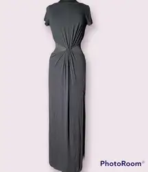 Blue Life Black Cutout Maxi Dress Size S