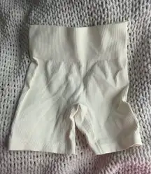 White Biker Shorts