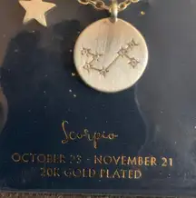 Zodiac Sign Necklace (SCORPIO)
