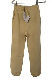 WeWoreWhat Off White lounge wear jogger sweatpants Size XS Color :Hay