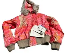 Obermeyer ski coat with faux fur hood