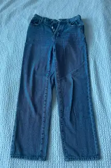 High Rise Straight Jeans