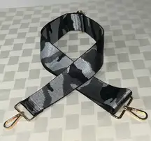 Camouflage Replacement Strap with Gold Hardware