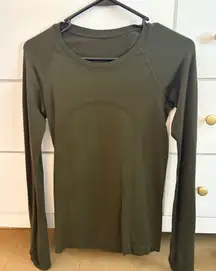 Lululemon Long Sleeve Swiftly Tech Green