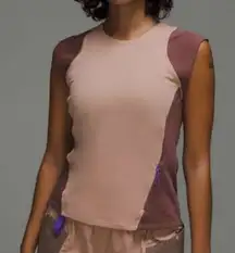 Lululemon Cap Sleeve Hiking Tank Top Sz 10 Outdoor Workout Lounge Activewear