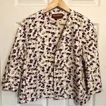 Max Mara Studio Abstract Dot Printed Blazer Women’s Suit Jacket