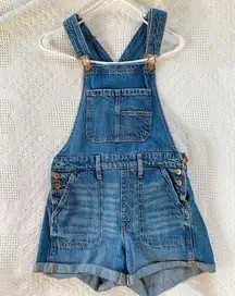 American Eagle Denim Blue Overalls