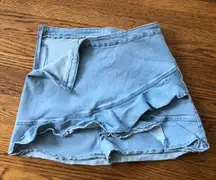 SheIn Blue Jean Skort