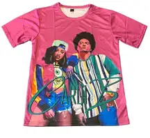 Unisex Women’s Men’s Cardi B & Bruno Mars Short Sleeve T-Shirt Size S NEW