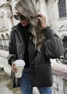 Oversized puffer coat size XS