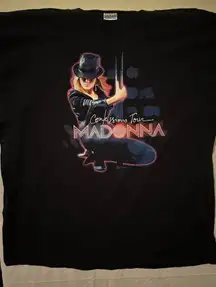 🦄Madonna Confessions 2006 Tour Official Merch T-shirt 25” pit to pit