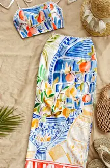 SHEIN Colorful Printed Two-Piece Set