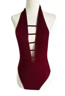 Out From Under Maroon Urban Outfitters Bodysuit Tank Top Women Size Small | 7-5