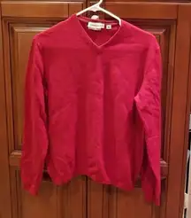 Calvin Klein wool sweater red