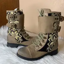 Kelsi Dagger Ilya Snowflake Boots Size 7