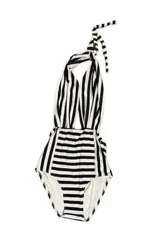 COCOSHIP | Retro One Piece Backless Swimsuit