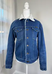 Vintage ‘90s Wrangler Western M-159 Sherpa Lined Denim Unisex Jacket