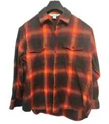 Evermore Taylor Swift Flannel Shirt Old Navy button down women’s size small