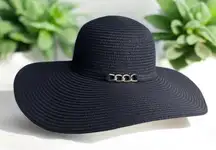 Magid Hats Women's Wide Brim Sun Hat Dark Blue OS‎ Beach Cruise Cruise-wear