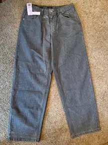 Wild Fable Womens Mid Rise 90s Relaxed Straight Jeans Sparkle Rhinestone Size 8