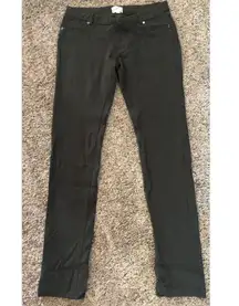 TIMING ~ Skinny Ankle Jeans ~ Size Large ~ Dark Olive Color ~ 28” Waist