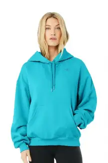 RARE Alo Accolade Hoodie - Bright Acqua