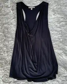 EXPRESS One Eleven Deep Cowl Neck Racerback Tank Sz Small