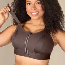 SHEFIT Ultimate Sports Bra High Impact in Espresso Energy Size XS