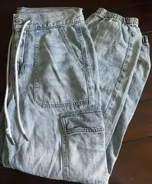 American Eagle Cargo Style Jean Jogger Pants