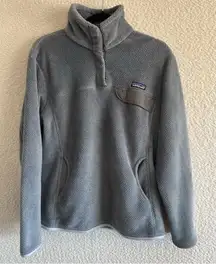 Patagonia Women’s Re-Tool‎ Snap-T Fleece Pullover Gray Size Large