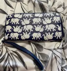 Elephant Print Wallet 