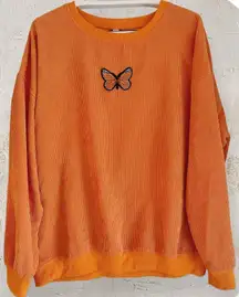 Orange Butterfly Top