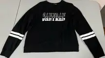 Black White ‘San Fran, California’ San Francisco Cali Graphic Pullover Sweatshirt Tee T-Shirt Top Size M 🤍🖤 🌉