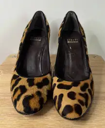 Stuart Weitzman Brown Animal Print Shoes Size 6.5
