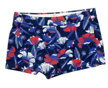 J.Crew Red, White,‎ & Blue Floral Bust Chino City Fit 3 Inch Shorts Size 4