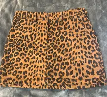 INA Leopard cheetah‎ Pencil Mini Skirt for Night Out size small
