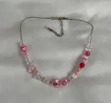 Pink Bead Necklace