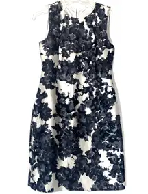 Floral Black/Cream Dress Women’s 4