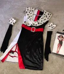 Leg Avenue Women's Devilish Dalmatian Diva Medium Halloween Costume