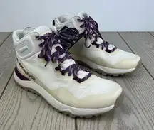 North Face Women's Activist Mid Futurelight Shoes US11 Gard. White & Purple $145