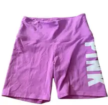 NEW PINK Victoria’s Secret Purple White Sporty Athletic Athleisure Bike Shorts