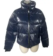 Recycled Planet Co. Midnight Down Puffer Jacket M – Water & Wind Resistant