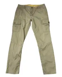Joules‎ Hester Tapered Leg Cargo Pants Antler Olive Green Y2K Grunge US Size 12