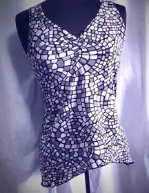 5/$25 Suzie in the City Sleeveless Blouse sz small